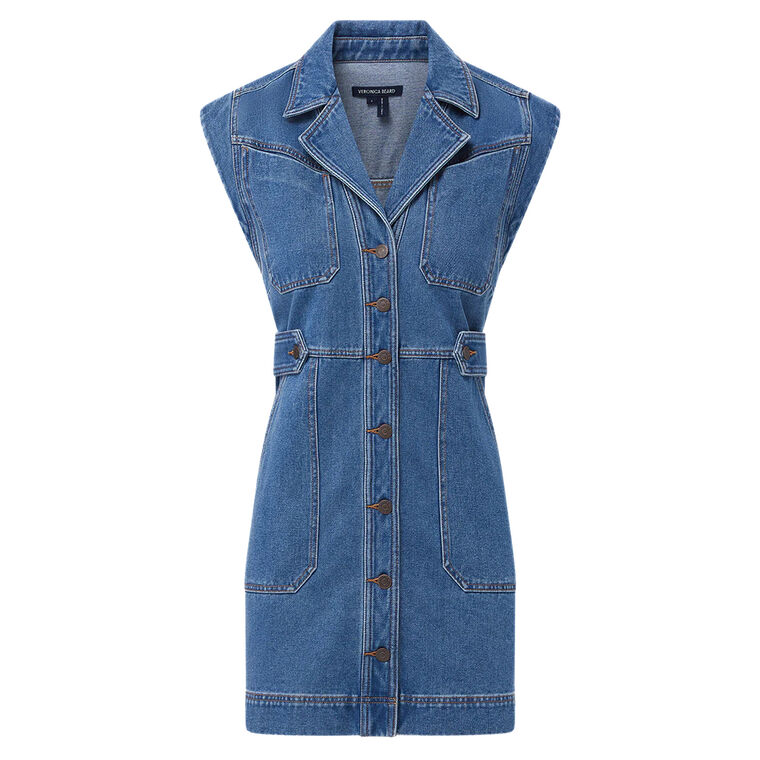 Jax Denim Shirtdress image number null