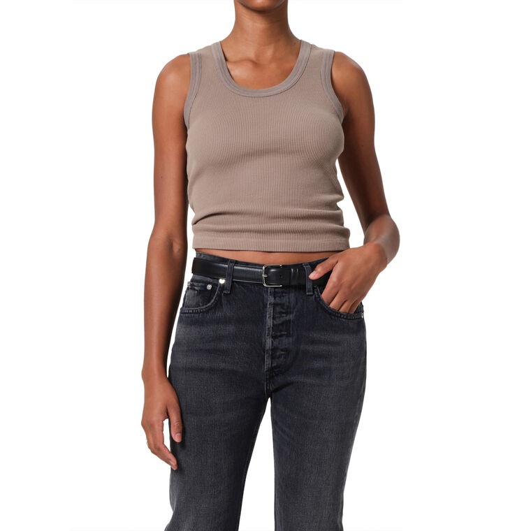 Inez Waffle Rib Tank image number null
