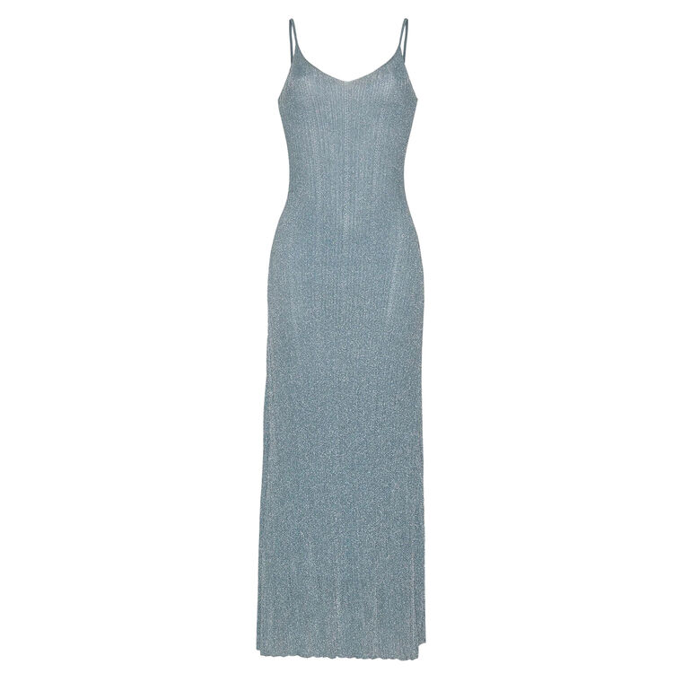 Astrid Dress in Metallic Rib image number null