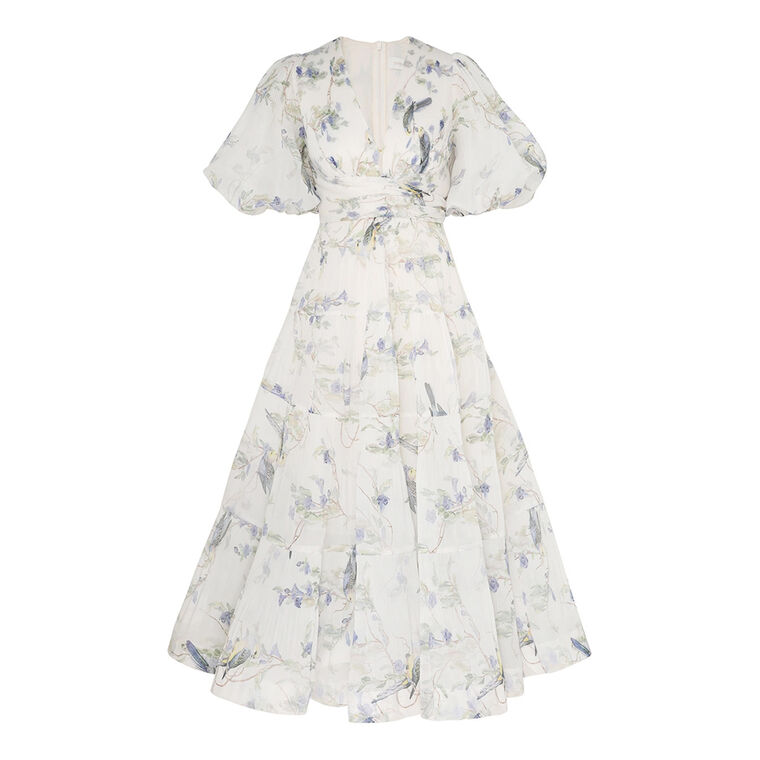 Pleated Midi Dress image number null