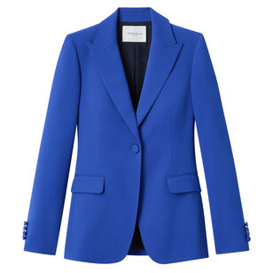 Finesse Crepe Peak Lapel Blazer