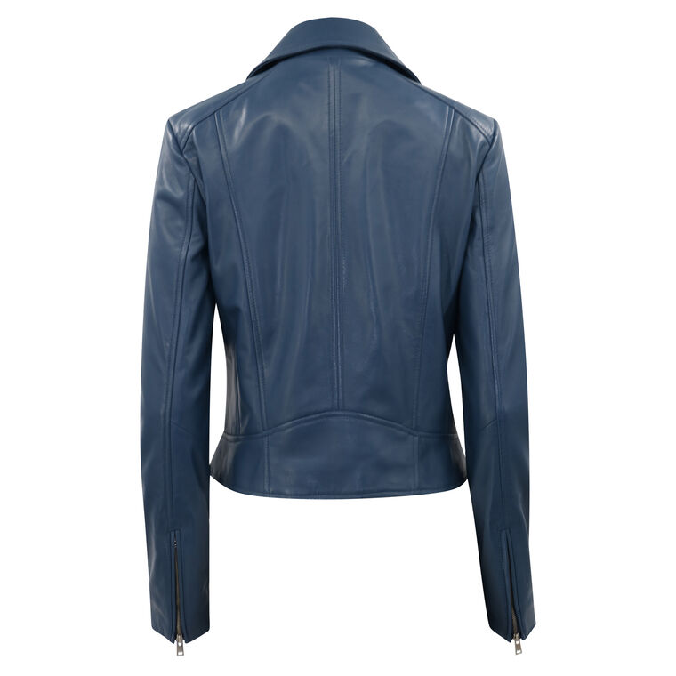 Kelsey Leather Biker Jacket image number null