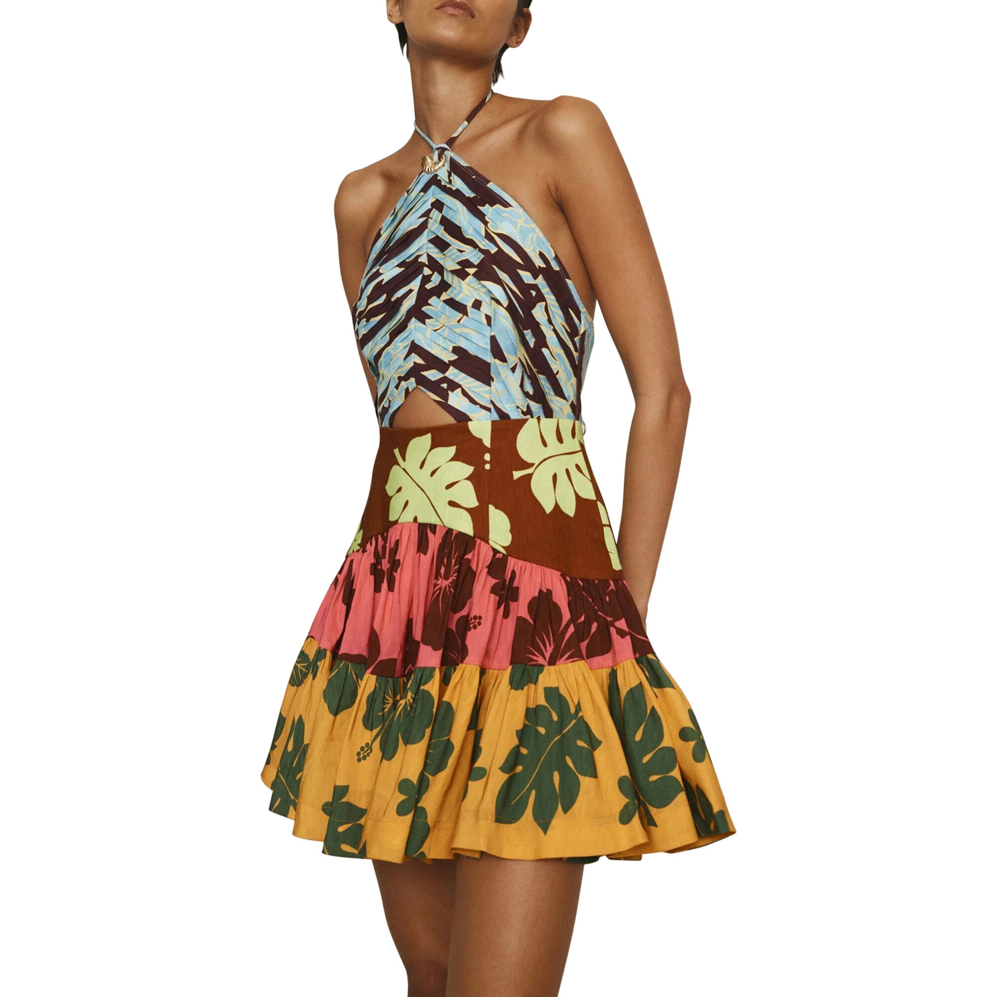 Alemais Poppy Spliced Mini Dress | Tootsies