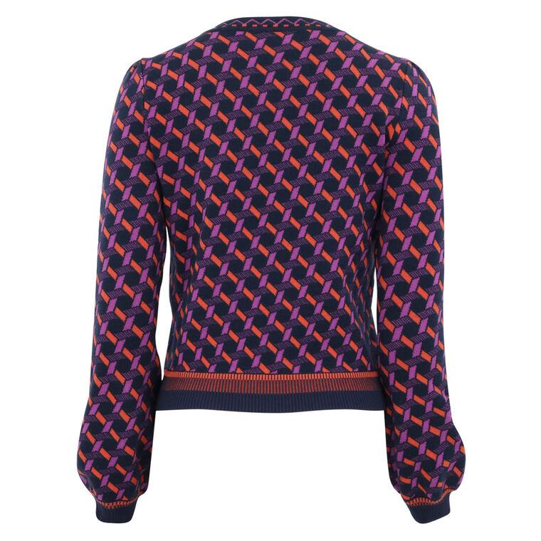 Iggy Knit Jacquard Sweater image number null