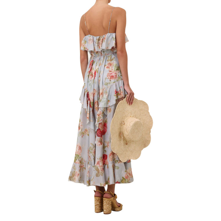 Roselight Frill Maxi Dress image number null
