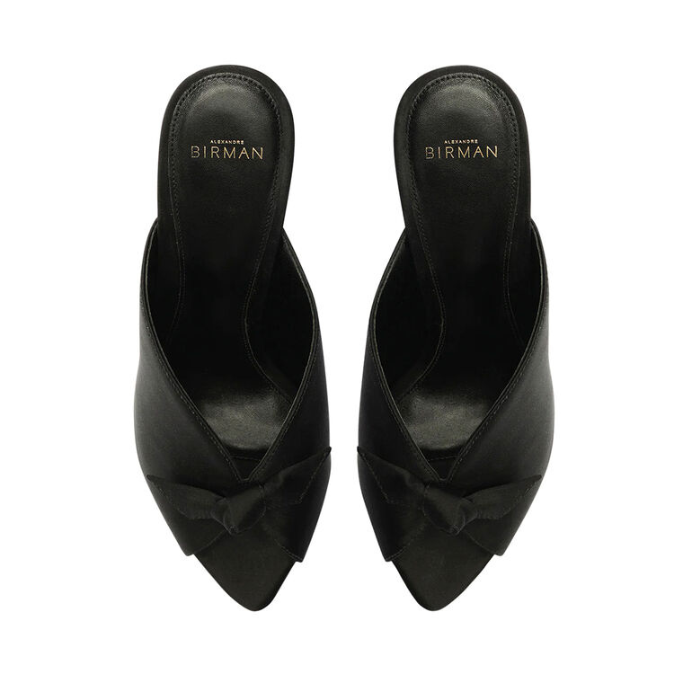 Clarita Vamp 85mm Satin Mule image number null