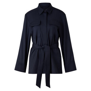 Ysette Long Sleeve Belted Blouse