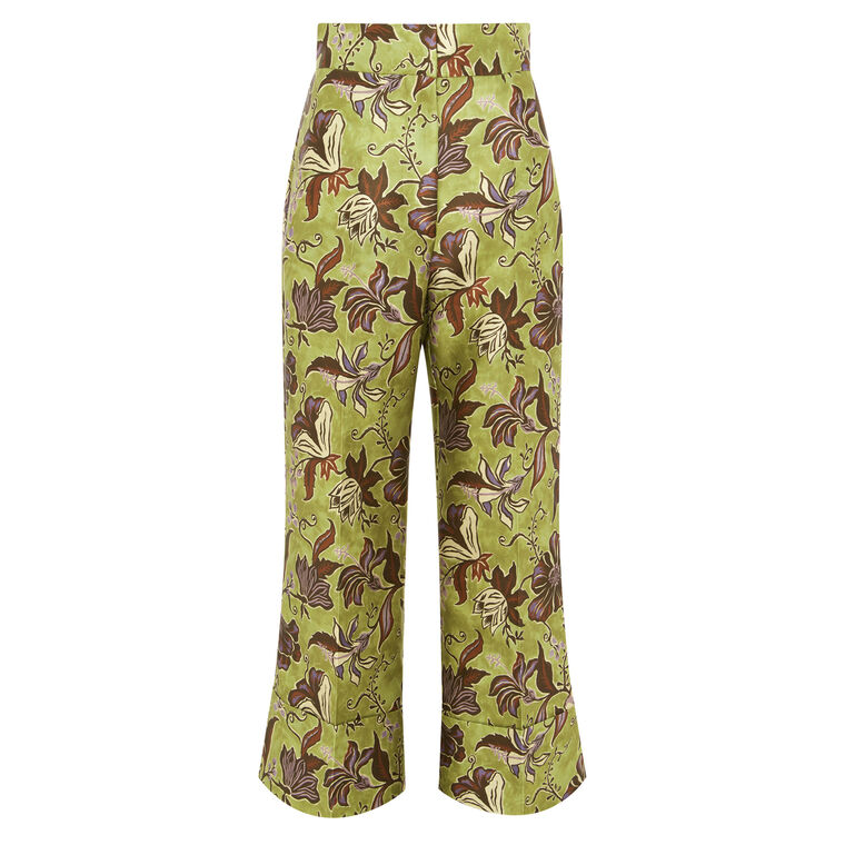 Citron Cropped Tailored Pant image number null