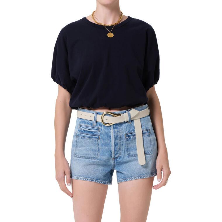 Gia Short Sleeve Bubble Tee image number null