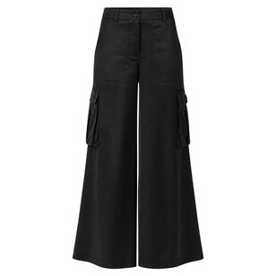 Maia Silky Satin Cargo Pant