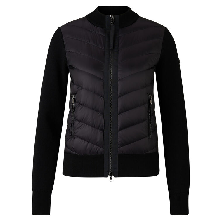 Zilly Hybrid Knit Quilted Zip-Up Jacket image number null