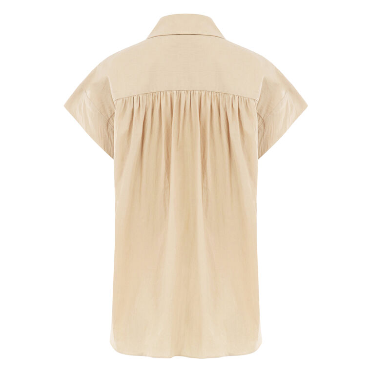 Trinity Short Sleeve Popover Top image number null