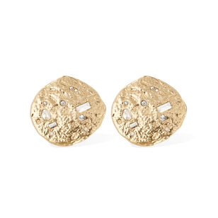 Eclipse Moon Strass Studs Earrings