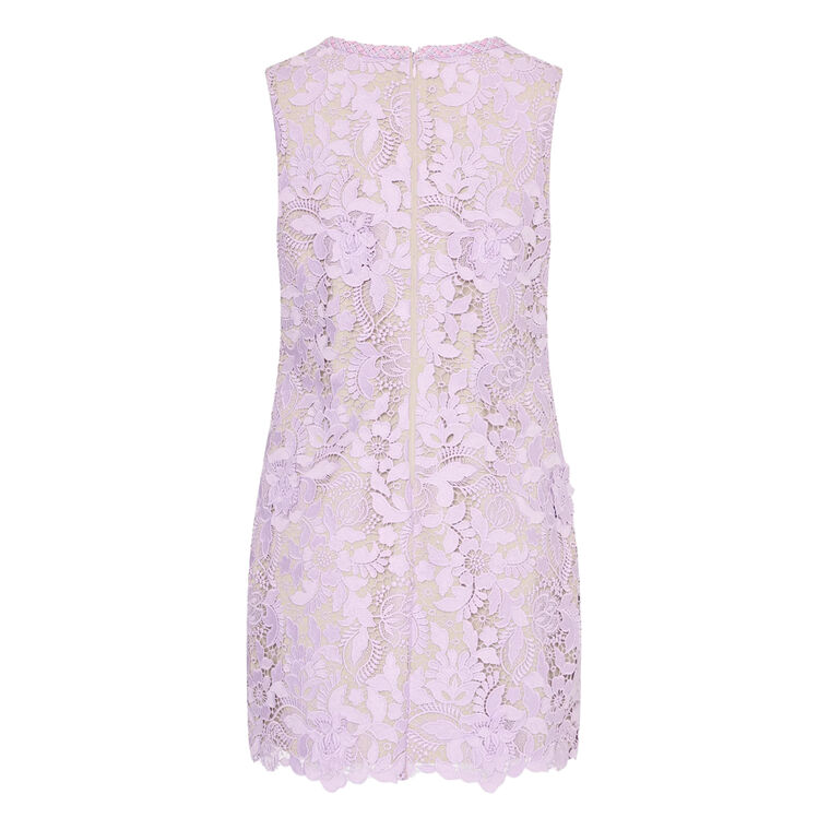 3D Garden Lace Sleeveless Mini Dress image number null