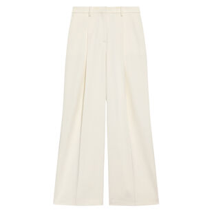 High Rise Pleated Wide Leg Trousers