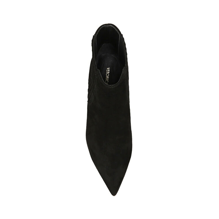 Lisa Suede Mid-Heel Bootie image number null