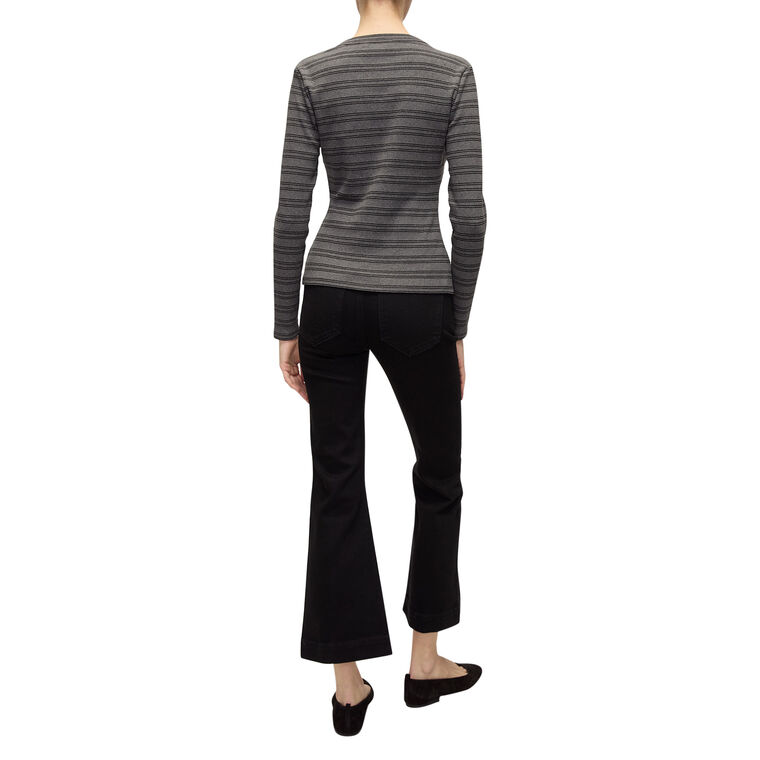 Carson High Rise Ankle Flare Jean image number null