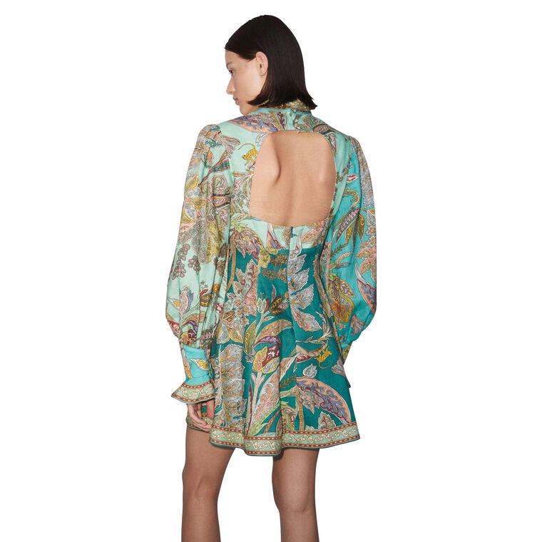 Franca Long Sleeve Mini Dress image number null