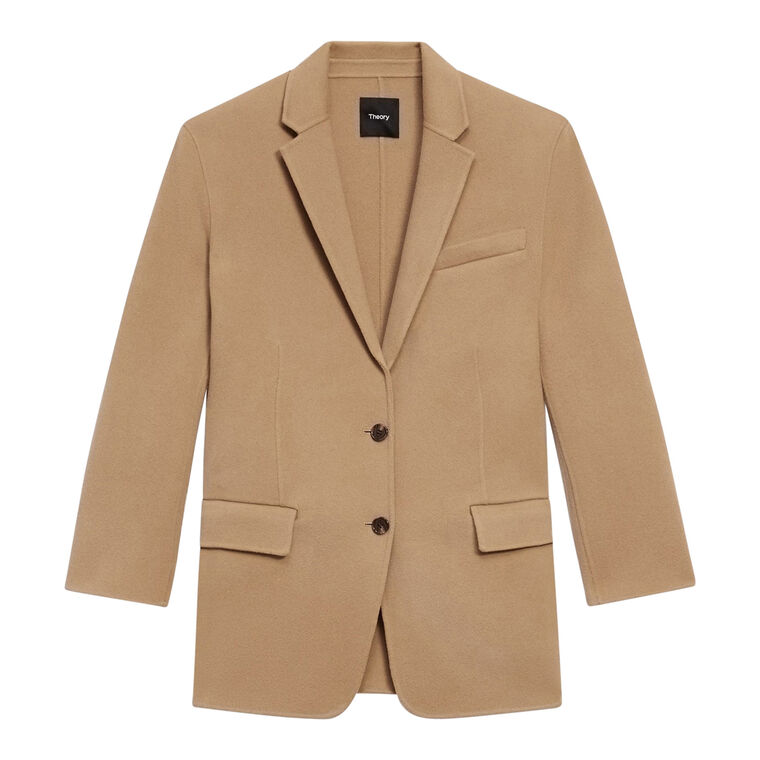 Oversized Blazer in Double-Face Wool-Cashmere image number null