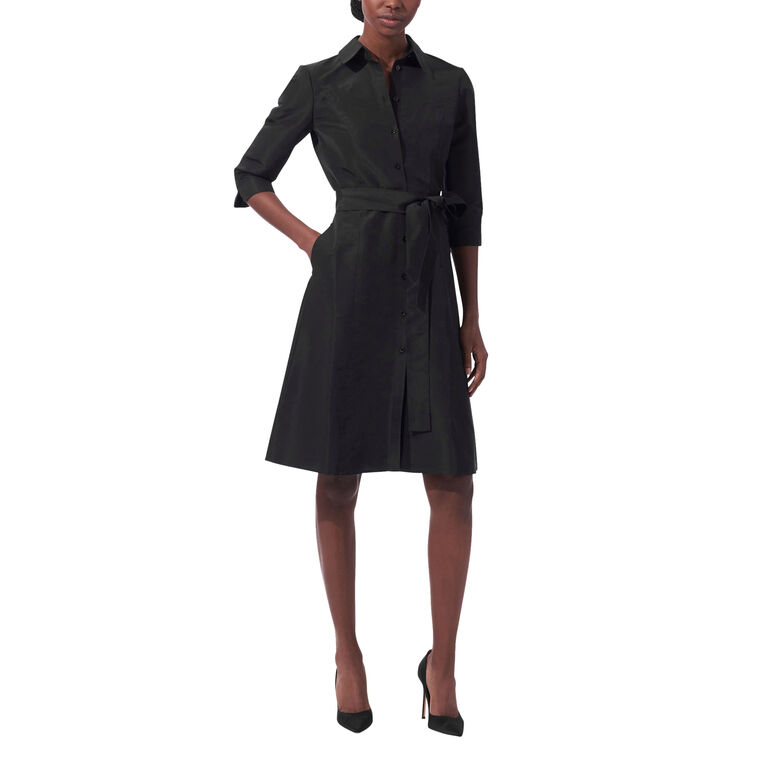 Icon Belted Shirt Dress image number null