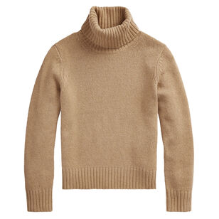 Wool Turtleneck Long Sleeve Sweater