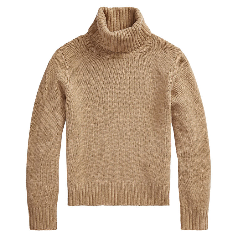 Wool Turtleneck Long Sleeve Sweater image number null