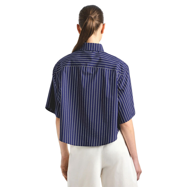 Ember Cropped Button Down Shirt image number null