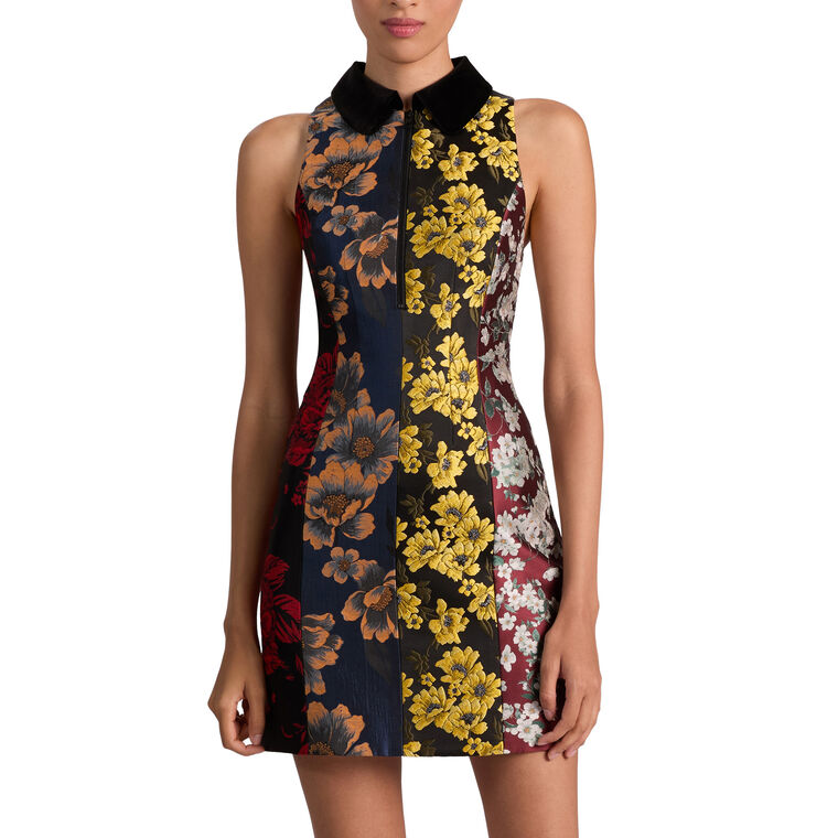 Velia Sleeveless Collared Mini Dress image number null