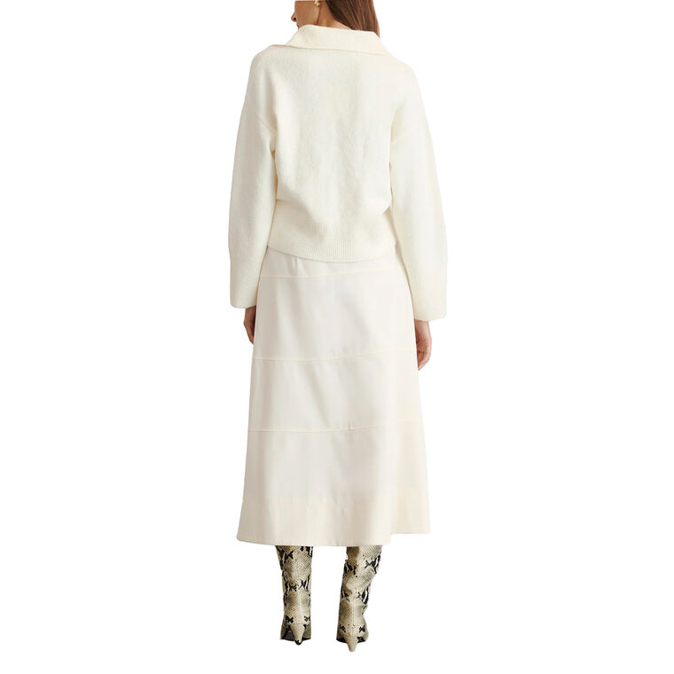 Hudson Belted A-Line Midi Skirt image number null