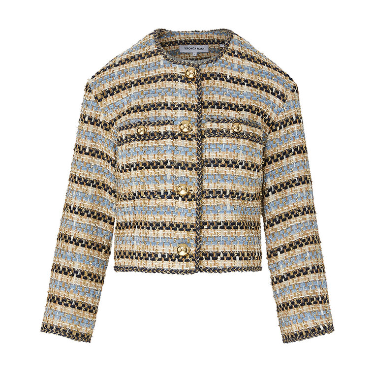 Sumira Metallic Tweed Jacket image number null