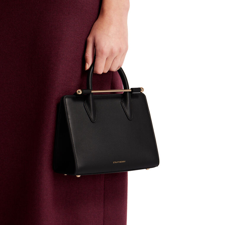 Mini Leather Tote Bag image number null