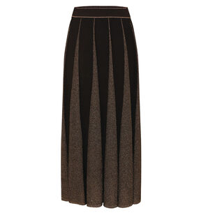Valiant Metallic Midi Skirt