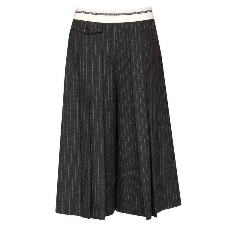 Johanna Pinstripe Culottes image number null