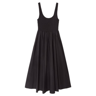 Florence Sleeveless Poplin Midi Dress