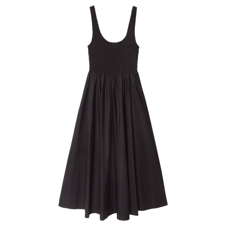 Florence Sleeveless Poplin Midi Dress image number null