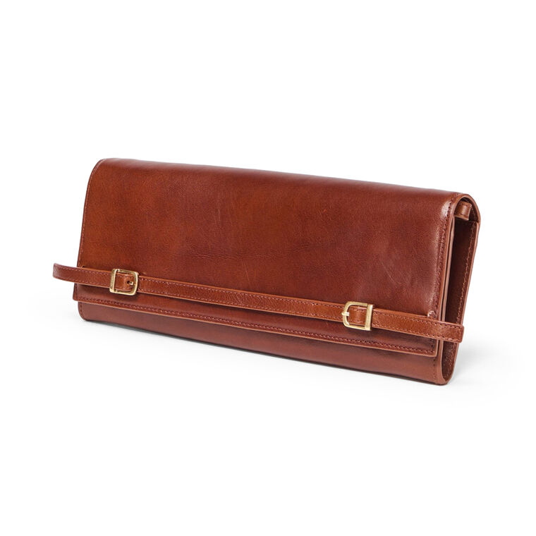 River East West Leather Clutch image number null