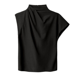 Davina Draped Short Sleeve Top