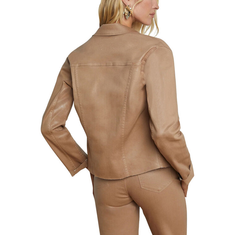 Janelle Coated Denim Jacket image number null