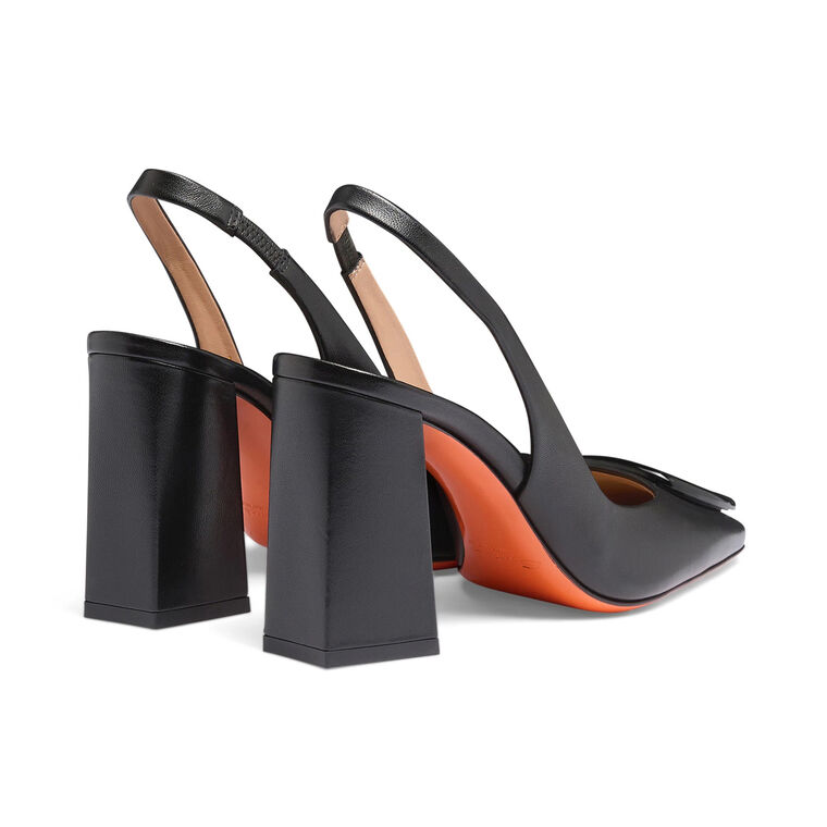Peaches Leather Slingback Heel image number null