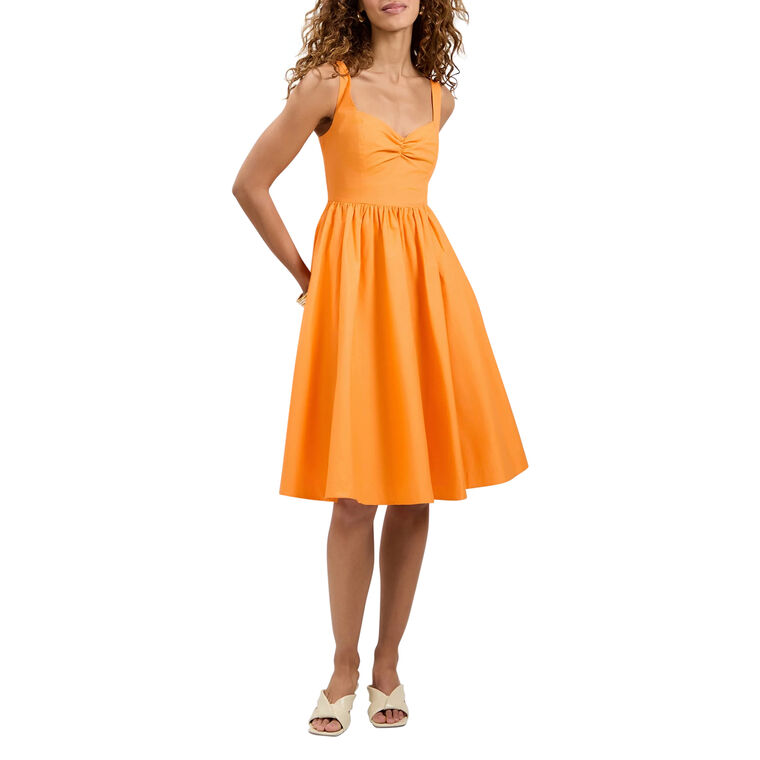 Mirabello Sweetheart Neck Midi Dress image number null