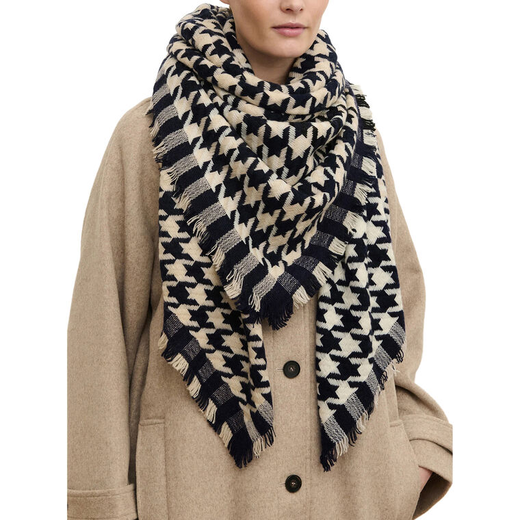 Houndstooth Square Scarf image number null