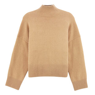 Carmen Chunky Cashmere Funnel Neck Sweater