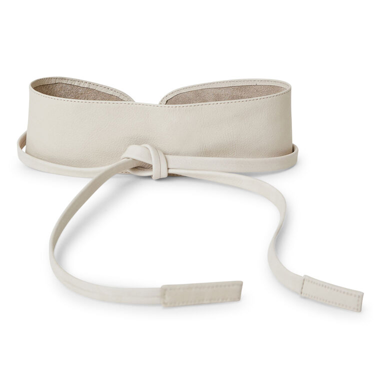 Archer Wide Wrap Tie Leather Belt image number null