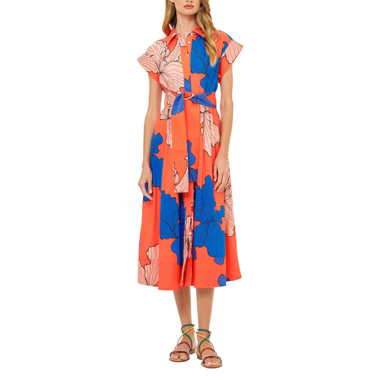 Belted Shirt Dress image number null