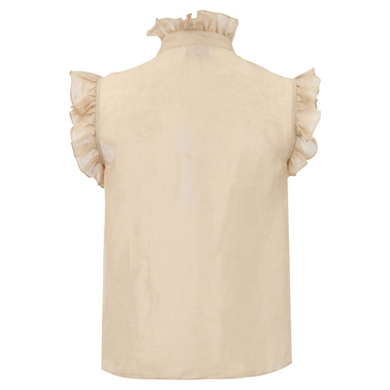Marfa Short Sleeve Ruffle Detail Top image number null