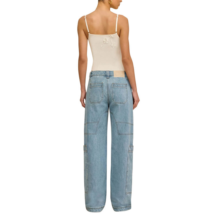 Emiliana Knit 3D Floral Applique Tank Top image number null