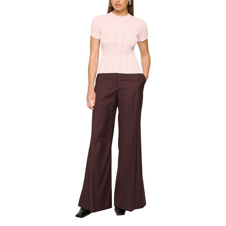 Lesina Short Sleeve Knit Top image number null