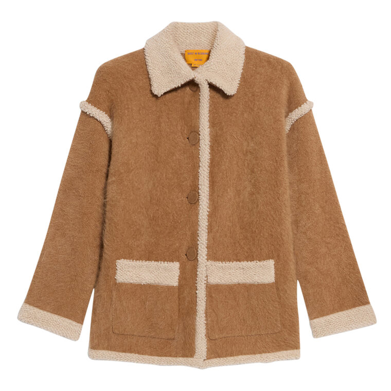 Grizzly Button-Front Cashmere Jacket image number null