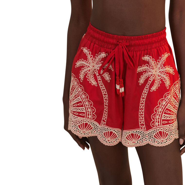 Red Palm Trees Short image number null
