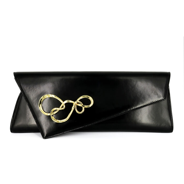 Twisted Gold Angular Clutch image number null
